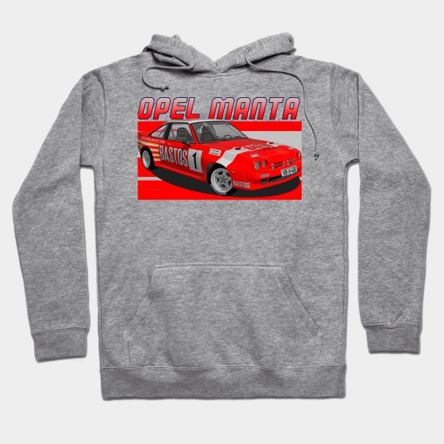 Opel Manta 400 Group B Hoodie by PjesusArt